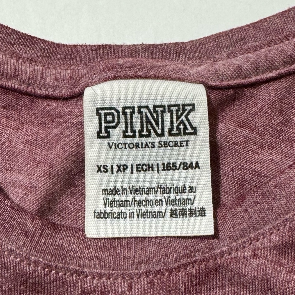 PINK Victoria’s Secret “Resting Gym Face” Crop Tank Top - Picture 4 of 4